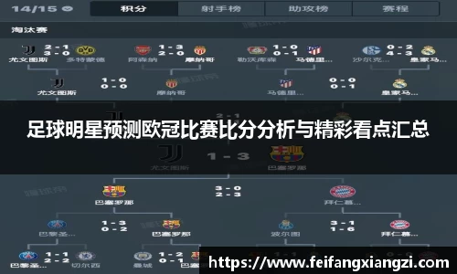 足球明星预测欧冠比赛比分分析与精彩看点汇总